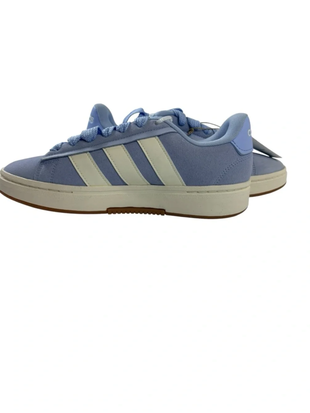 Adidas Grand Court Alpha 0 NWT Blue Suede Sneakers Women’s Size 8.5 Casual Shoes - Picture 4 of 10